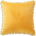 thumbnail image 1 of Unique Bargains Housse de Coussin en Velours avec Pompons pour Canapé-Lit 1 Pcs, 1 of 10