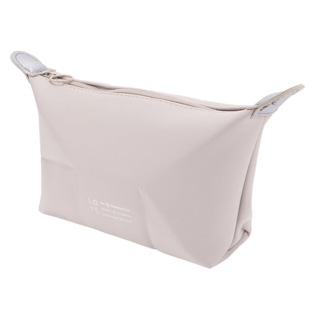 1 Pc Bolsa de Maquillaje en Forma de Dumpling para Mujeres para Vacaciones, Actividades al Aire Libre, Viajes PU Púrpura