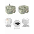 thumbnail image 2 of Fsddascl Rustic Gnome Toaster Cover 2 Slice, Small Kitchen Appliance Covers, Spring Flowers Butterfly Green Check Toaster Oven Cover with Loop, Bread Machine Cover Polyester Dust Cover Protection, 2 of 5