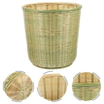 ELAYARD Green Woven Storage Basket for Churches, Toy Organizer Basket, 1 Piece