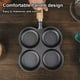 thumbnail image 4 of Sartén para Sartenes Tortillas 4 Orificios Antiadherente Estufa Gas Y Inducción, 4 of 9