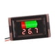 thumbnail image 3 of Indicador de voltaje de capacidad de batería, monitor de batería para baterías de litio/eléctricas Digital rojo, 3 of 9