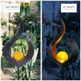 thumbnail image 2 of Led Solar Lights Fire Moon Shaped Led Garden Stake Light Waterproof Solar Powered Outdoor Landscape Lights For Pathway Walkway Lawn Backyard Landscape Lamp, 2 of 7