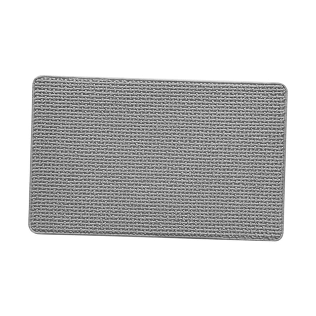 Alfombrilla absorbente para baño, alfombrilla para el suelo del baño, alfombrilla de perfil bajo, alfombra decorativa para el hogar, puerta del gris y M