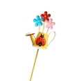 thumbnail image 1 of Billuyoard Púa para maceta, inserción de tarjeta de metal resistente, estaca de jardín resistente a la oxidación, varios colores disponibles, Decoración del hogar escarabajos amarillos, 1 of 6