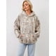 thumbnail image 5 of Sudadera con capucha Anoumcy Camo Maple Leaf de forro polar con capucha para mujer, 5 of 7