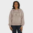 thumbnail image 4 of Women's WEAR by Erin Andrews  Tan LA Clippers Washed Pullover Crewdie, 4 of 5