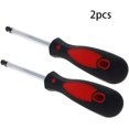thumbnail image 2 of HUGFEGWE 8mm x 100mm Ball Head Precision Screwdriver Hex Design Wrench Hand Tool 2Pcs CJB91-22948, 2 of 6