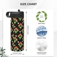 thumbnail image 4 of Sikiie Frogs In Mushroom Hats Print 18OZ Insulated Straw Cup, Portable Leak-proof Sports Water Bottle, Stainless Steel Water Cup Suitable for Home and Outdoor, 4 of 8