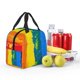 thumbnail image 5 of Easygdp Rainbow Colored Bolsa Térmica Premium - Tela Oxford Impermeable, Gran Capacidad, Bolsillo Frontal, Unisex para Trabajo, Escuela, Actividades al Aire Libre y Picnics, 5 of 8