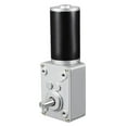 thumbnail image 6 of Unique Bargains DC 24V 25RPM High Torque Electric Power Speed Reduce Turbine Worm Gear Box Motor, 6 of 7