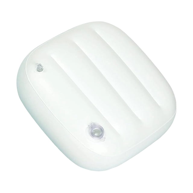 Coussin de Siège Gonflable pour Spa avec Soutien d'Air Ajustable, Siège Rehausseur Portable pour Spa, Tourbillon et Piscine, Oreiller de Bain Ergonomique en PVC pour le Confort du Dos, Spa pour Adultes Ac