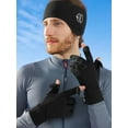 thumbnail image 3 of Winter Gloves Liners - Ski Gloves Liners for Men and Women, Thin & Lightweight Cold Weather Liners Gloves with Flip Finger Design, 3 of 8