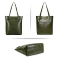 thumbnail image 4 of Kattee Vintage Genuine Leather Tote Shoulder Handbag for Woman with Adjustable Handles, 4 of 6