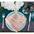 thumbnail image 5 of GZHJMY Rose Pink Lifelike Marble Cloth Napkins, Set of 6 20 x 20 Inch Soft & Comfortable Polyester Dinner Napkins for Family, Restaurant, Holiday, Weddings, Parties, 5 of 5