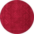 thumbnail image 1 of Ahgly Company Indoor Round Persian Pink Traditional Area Rugs, 7' Round, 1 of 4