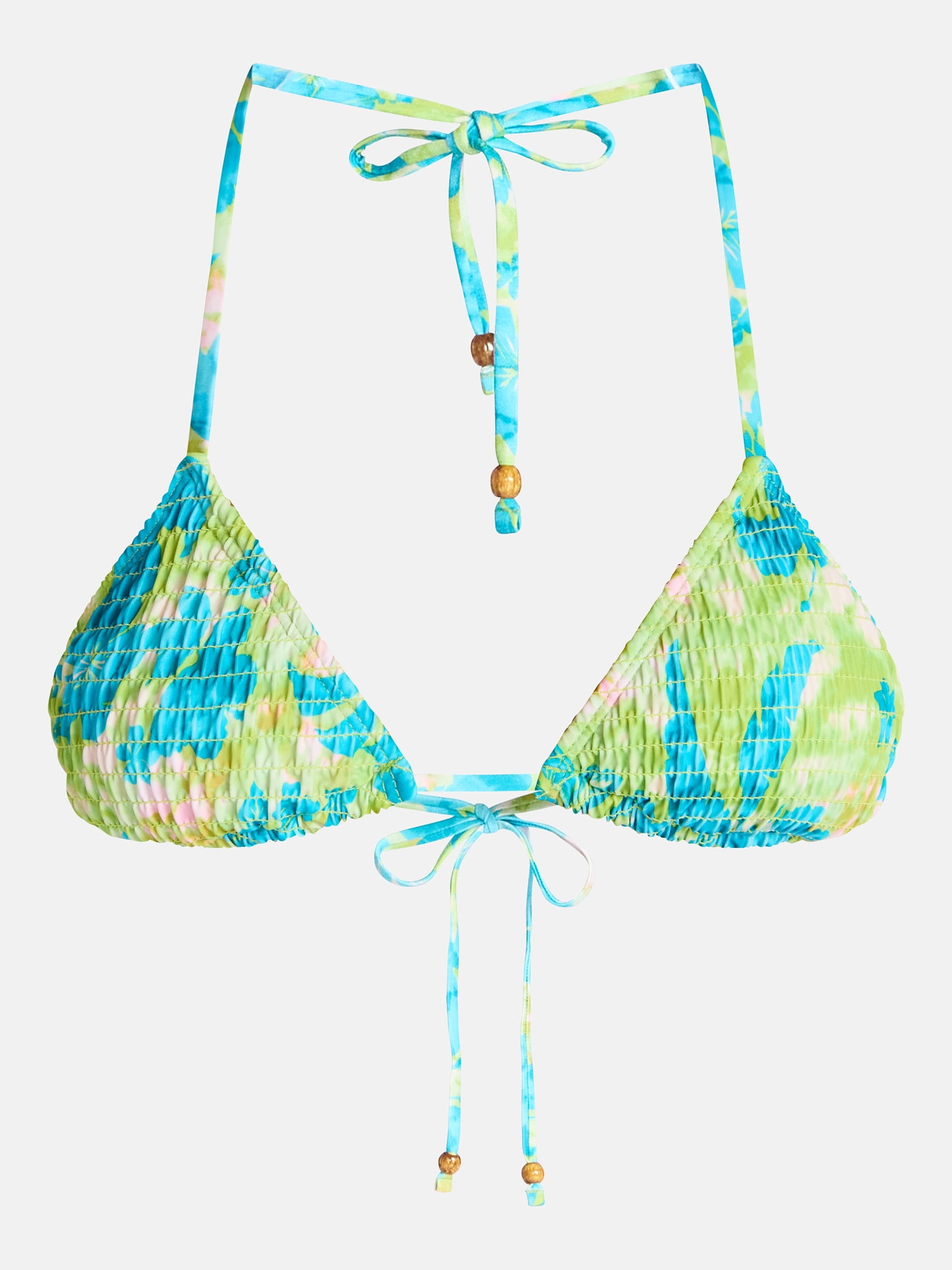 No Boundaries Womens Halter Triangle Bikini Top, Sizes XXS-XXL