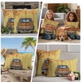 thumbnail image 5 of Fall Truck Outdoor Waterproof Pillow Covers, Thanksgiving Tree Maple Leaf Pumpkins Retro Decorative Square Throw Pillowcase Sofa Cushion Sham for Patio/Couch/Chair, 26"x26" 2 Pack, 5 of 8