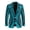 Green Polynesian, variant on Polynesian Suit Jacket for Men Lightweight Suit Jackets Travel Business Sport Coat with Pockets Notched Lapel Blazer,S