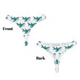 thumbnail image 3 of Balery Cartoon Shark Tangas de Algodón para Mujer con Estampado – Ropa Interior Sexy, Transpirable, G-string-4X-Large, 3 of 6