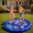 Dark Blue, variant on Elif Sprinkler Splash Pad, Sprinkler Water Play Pool Mat for Kids Toddlers, Pink