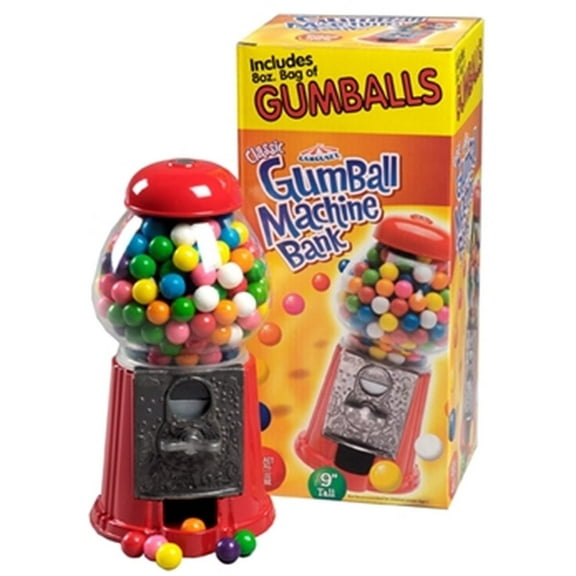 Petite Carousel Gumball Machine with 8 Ounces of Gumballs