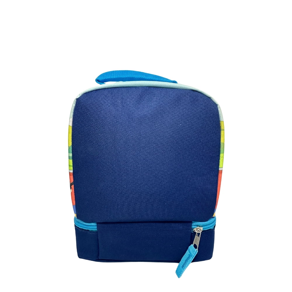 Bluey Dual Compartment Reusable Child's Polyester Lunch Kit