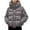 Grey, variant on Parkas for Womens Fashion Shirts Winter Padded Coat Warm Thickened Oversized Jacket Solid Outerwear Soft Zipper Coat Hood with Pockets Ladies Winter Parkas Black XL