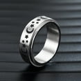 thumbnail image 3 of TINYSOME Relief Stress Worry Rings Star Moon Spinning Rings Meditation Anti-Anxiety Ring, 3 of 9