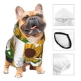 thumbnail image 3 of Fotbe Plump Sunflower And Sketch Sudadera con Estampado para Perros Pequeños – Suéter con Capucha para Mascotas, Tela Suave de Forro Polar con Bolsillo-XX-Large, 3 of 7
