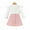 Pink, variant on Fozruso Girls Dresses for School Elegant Girls Two Piece Outfit High Neck Sleeveless Top With Classic Short Skirt For Toddlers And Kids Fashion Wear Sizes 2-3 Years