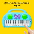 thumbnail image 4 of Blue Kids Electronic Keyboard Toy With Piano Keys For Beginners Musical Learning Pretend Play Educational Activity Size 9.84X6.29X1.57In Weight 0.52Lbs, 4 of 9