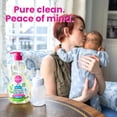 thumbnail image 3 of Baby Fragrance Free Bottle & Dish Soap - (3 Pack) 16.9 fl oz - Cleans Baby Bottles, Sippy Cups, Pacifiers, Breast Pumps, & More - Gently Removes Milk Film & Odors - Includes 1 Pump, 3 of 4