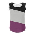thumbnail image 5 of Diufon Girls Tank Tops Color Block Printed Sleeveless Crewneck Tops Summer Casual Loose Tunic Blouses, 5 of 7