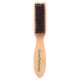 thumbnail image 1 of GranNaturals Cepillo de barbero para limpieza de cepillos de desvanecimiento y cortadora, cerdas de jabalí, mini cepillo para el cabello con espalda resbaladiza, accesorio de salón y barbero para cuch, 1 of 2