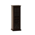 thumbnail image 3 of Modern Glass Door Wine Cabinet with Three-Layer Design, with Drawer and X-Shaped Wine Rack, for Living Room, Kitchen, Dining Room, Bar, 3 of 7