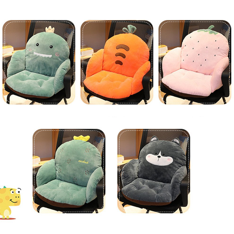 Details about   Cartoon Comfortable  Cushion Chair Cushion Seat Back Thickening Cotton Seat 