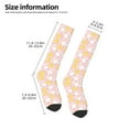 thumbnail image 4 of Vsdgher Rabbit And Chick Print Thigh High Socks Extra Long Stretchy Sock Women Over Knee High Opaque Stocking Daily Wear, 4 of 5