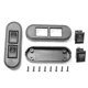 thumbnail image 2 of Embedded Wire Switch Black Duplex Switch Straight-Through Rocker Switch Suitable for Dual-Control D, 2 of 5