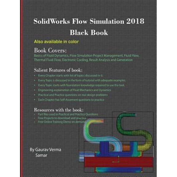 Pre-Owned SolidWorks Flow Simulation 2018 Black Book