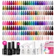 thumbnail image 1 of Set de esmaltes de uñas en gel Beetles 100 colores con capa base superior, 119 unidades, 1 of 6
