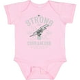 thumbnail image 3 of Inktastic Be Strong and Courageous Boys or Girls Baby Bodysuit, 3 of 5