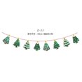 thumbnail image 4 of 1/5 piezas 2,5 m 2023 decoraciones navideñas bandera de dibujos animados bandera de colores diseño de escena de festival navideño bandera de papel de Navidad de Año Nuevo, 4 of 5