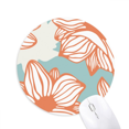 thumbnail image 1 of Orange Blue Flower Paint Mouse Pad Comfortable Game Office Mat, 1 of 2