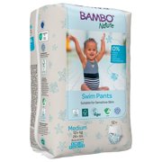 Bambo Nature Baby Swim Diaper Medium, 26 lbs. and Up 1000024402, 12 Ct