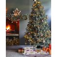 thumbnail image 3 of Purple Easter Christmas Tree Skirt 36 Inches Large Christmas Skirt Tree, Spring Floral Botanical Eggs Basket Bunny Tree Skirt Christmas Decorations for Fireplace Party Holidays Indoor Outdoor, 3 of 7