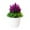 Hot Pink, variant on Mini Potted Pineapple Succulent Lifelike Greenery Desk Housewarming Table Decor