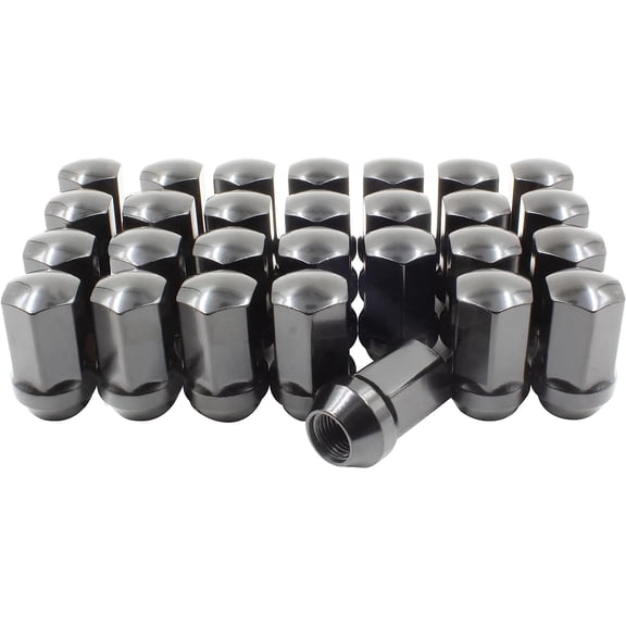20 Black OEM Factory Style Lug Nuts M14x1.5 Compatible with Jeep Gladiator Grand Cherokee