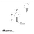 thumbnail image 2 of United Pacific Chrome Bullet License Plate Fastener (4 Pack), 2 of 3