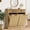 Original Wood, variant on Magic Union Tilt Out Fluted Laundry Hamper Cabinet, 22 Gallon Double Hidden Laundry Hamper, Wooden Trash Can Cabinets with 2 Drawers, Modern Garbage Can Cabinet for Bathroom, Kitchen